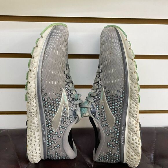 Brooks Womens Glycerin 17 1202831B070 Gray Teal Running Shoes Sneakers Size 9 B - Picture 5 of 8